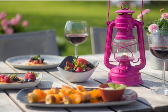 Feuerhand Stormlantaarn Baby special 276 - Roze - 13.5x15x26.5cm - Modern van Feuerhand — afbeelding 3