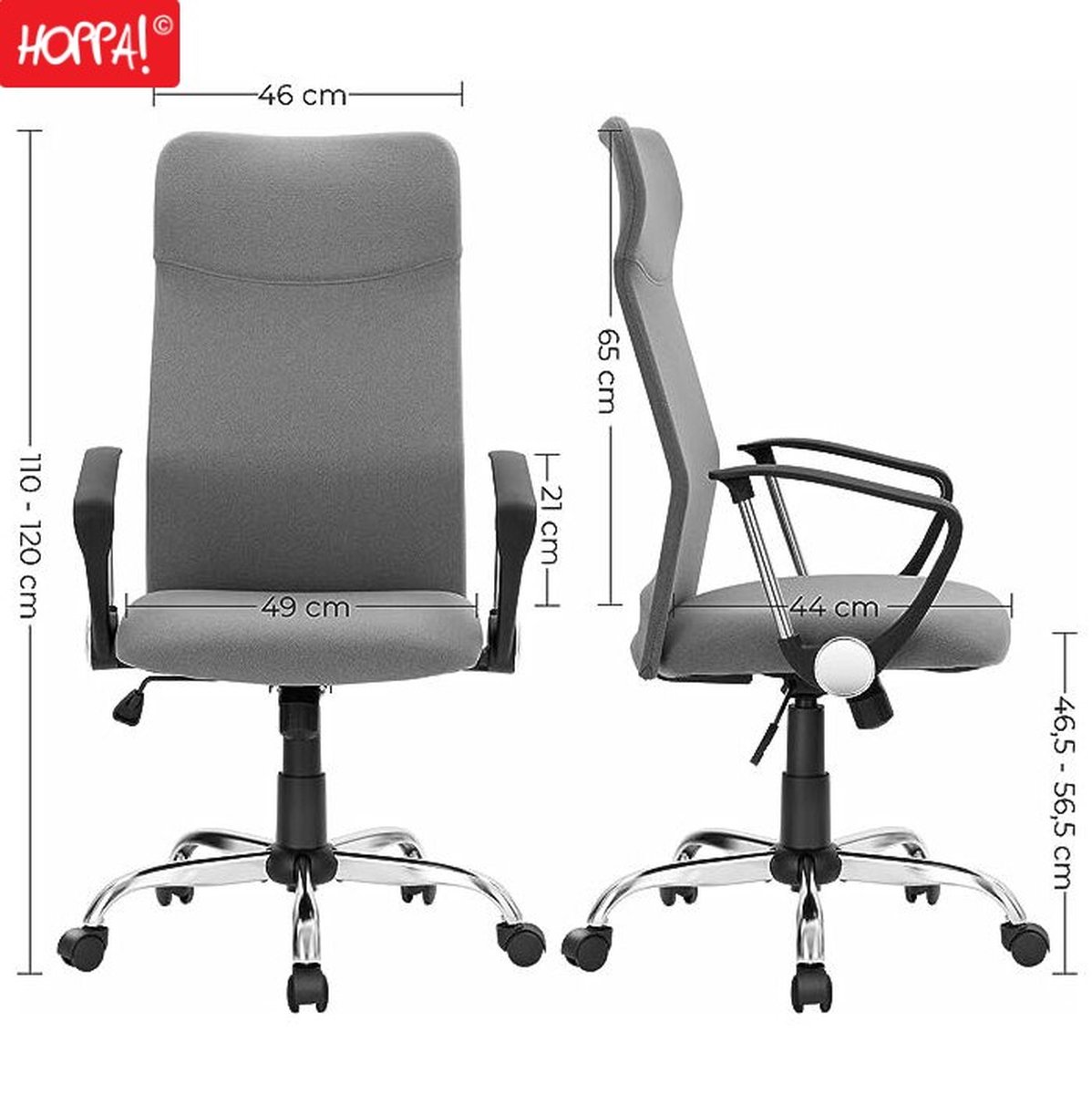 Hoppa! - Bureaustoel - Ergonomisch thumbnail 2