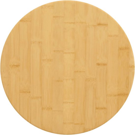 vidaXL - Tafelblad - Ø - 50x1,5 - cm - bamboe