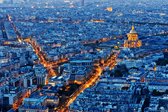 Fotobehang Parijs 'S Nachts - Vliesbehang - 360 x 240 cm