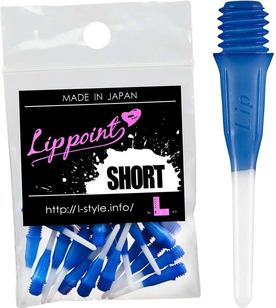 L-Style Short Lip 2-Tone Blue - Soft Tips - Darts