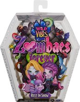 Zombaes Forever - Ensemble de luxe Rest in Show Wild Vibes avec poupées zombies et accessoires 2 poupées uniques 2 animaux de compagnie et plus