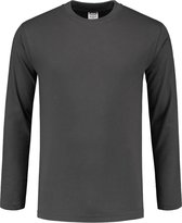 Tricorp T-shirt lange mouw - 101015 - 60°C - donkergrijs - maat XXL