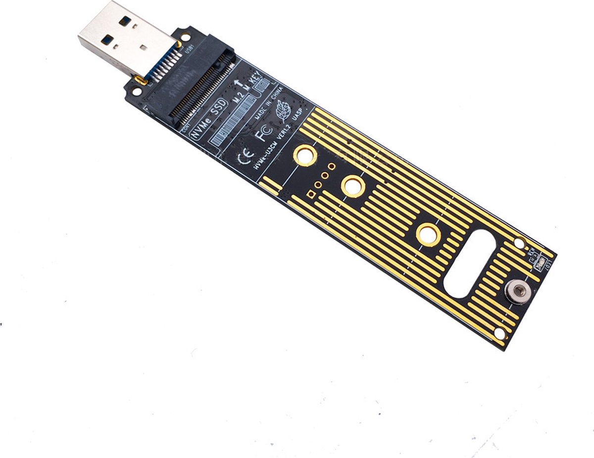 NVMe M.2 SSD USB 3.1 Adapter / Behuizing