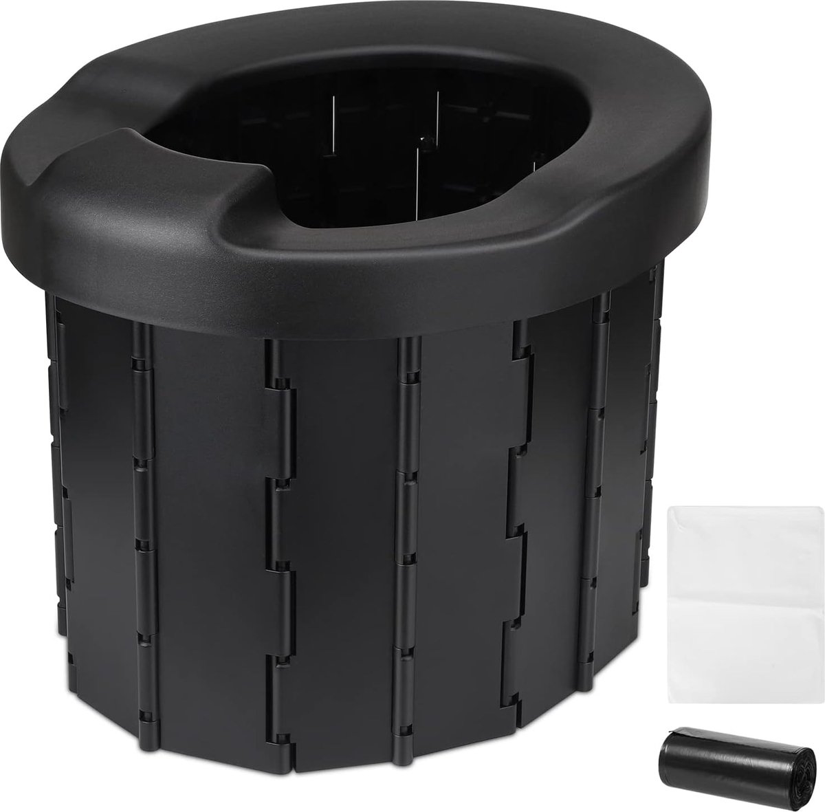 GOPLUS Campingtoilet, reistoilet, draagbare toilet buiten WC mobiel WC 20L, kleur naar keuze (grijs