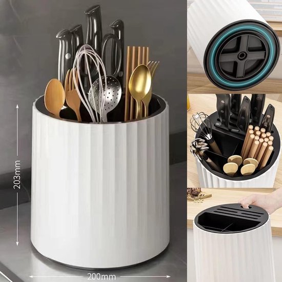 Magnetische Messenhouder Kela Plan Zilver 36 x 5 x 1,5 cm | Kookexpert