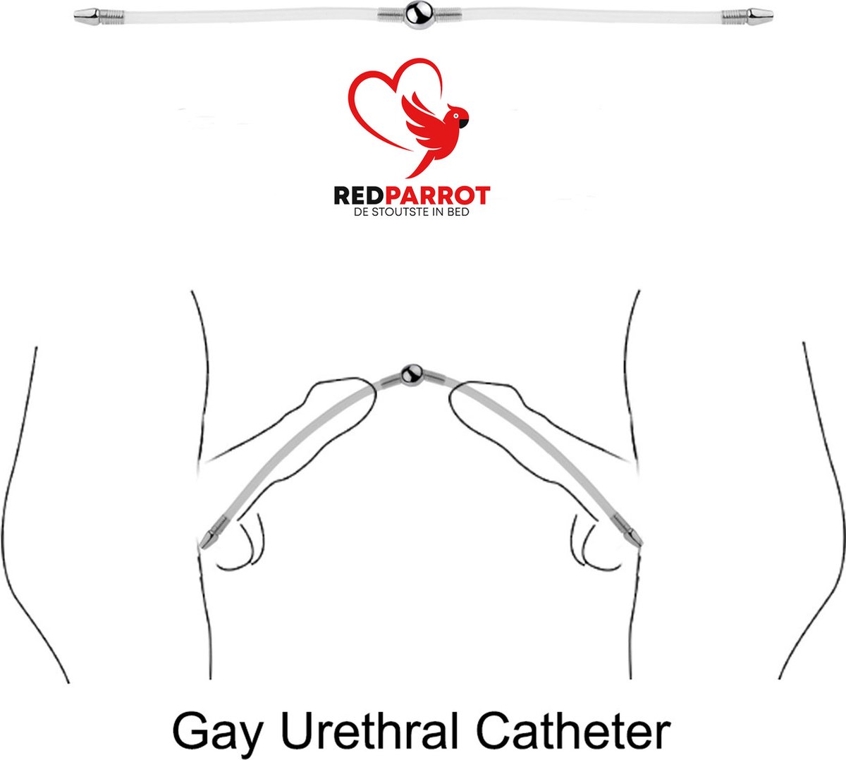 Goedkoopste Dubbele penis plug | Dilator | Gay | Sperma stopper | Holle penis plug | Plasbuis Staaf | Homo | Transparant