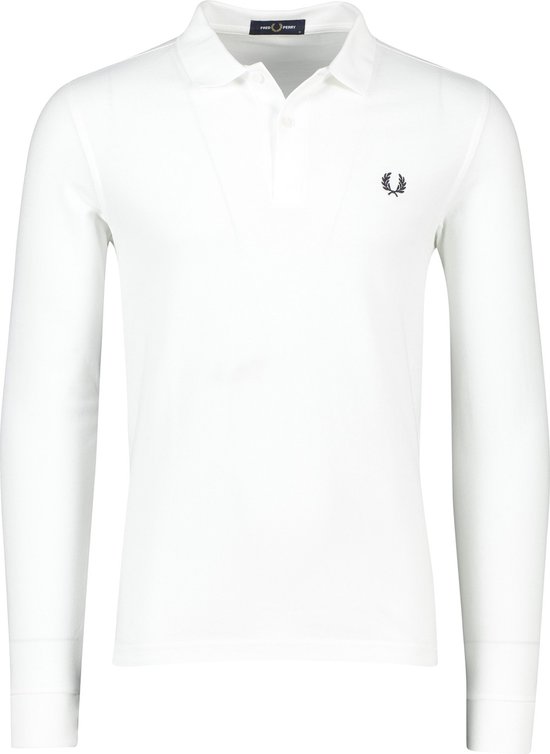 JEP Kenmerkend ontsnapping uit de gevangenis Fred Perry polo lange mouw wit | bol