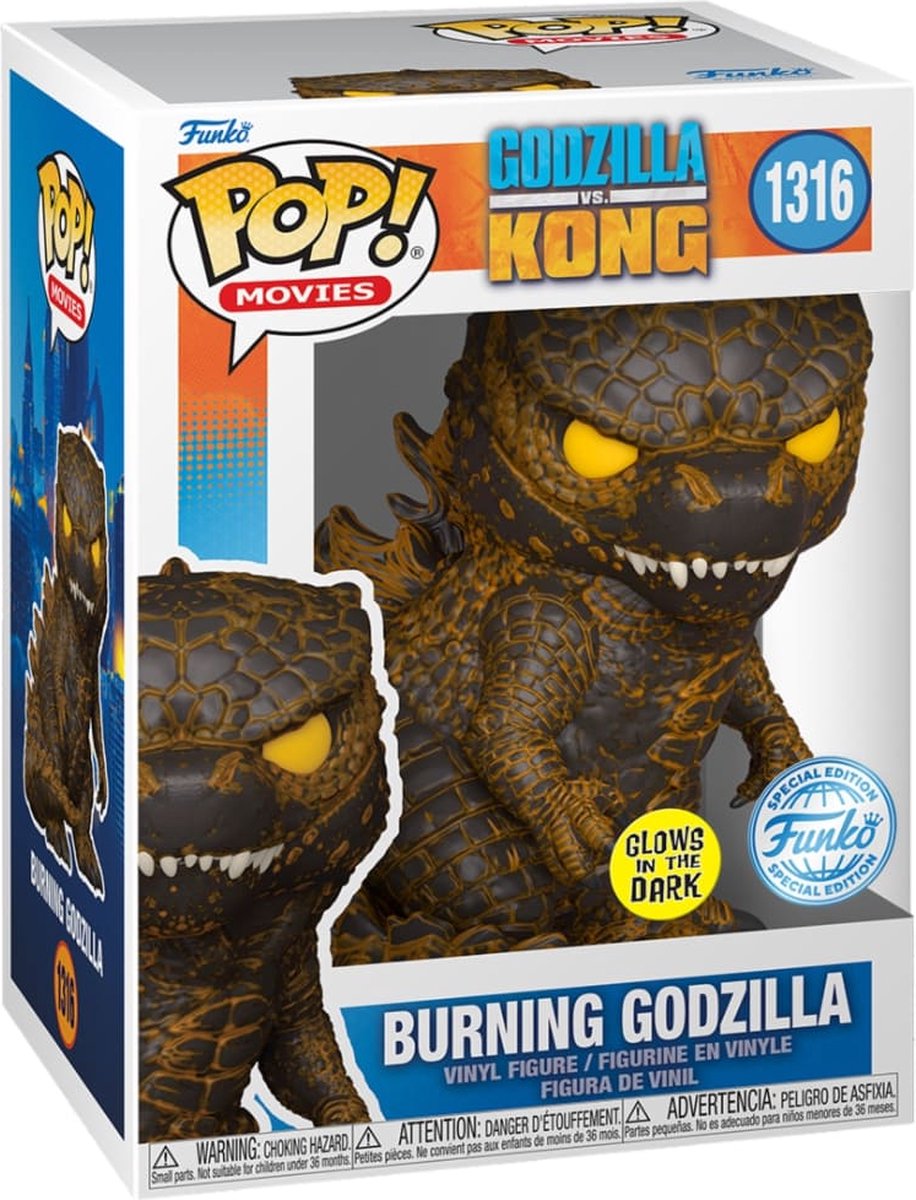 Figurine Godzilla Super Oversized / Godzilla Vs Kong / Funko Pop