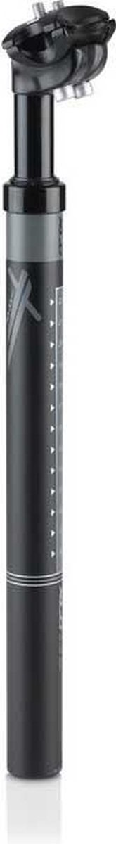 XLC SP-S05 Zadelpen - Pro - Verend - 27.2x350mm - Aluminium - Zwart