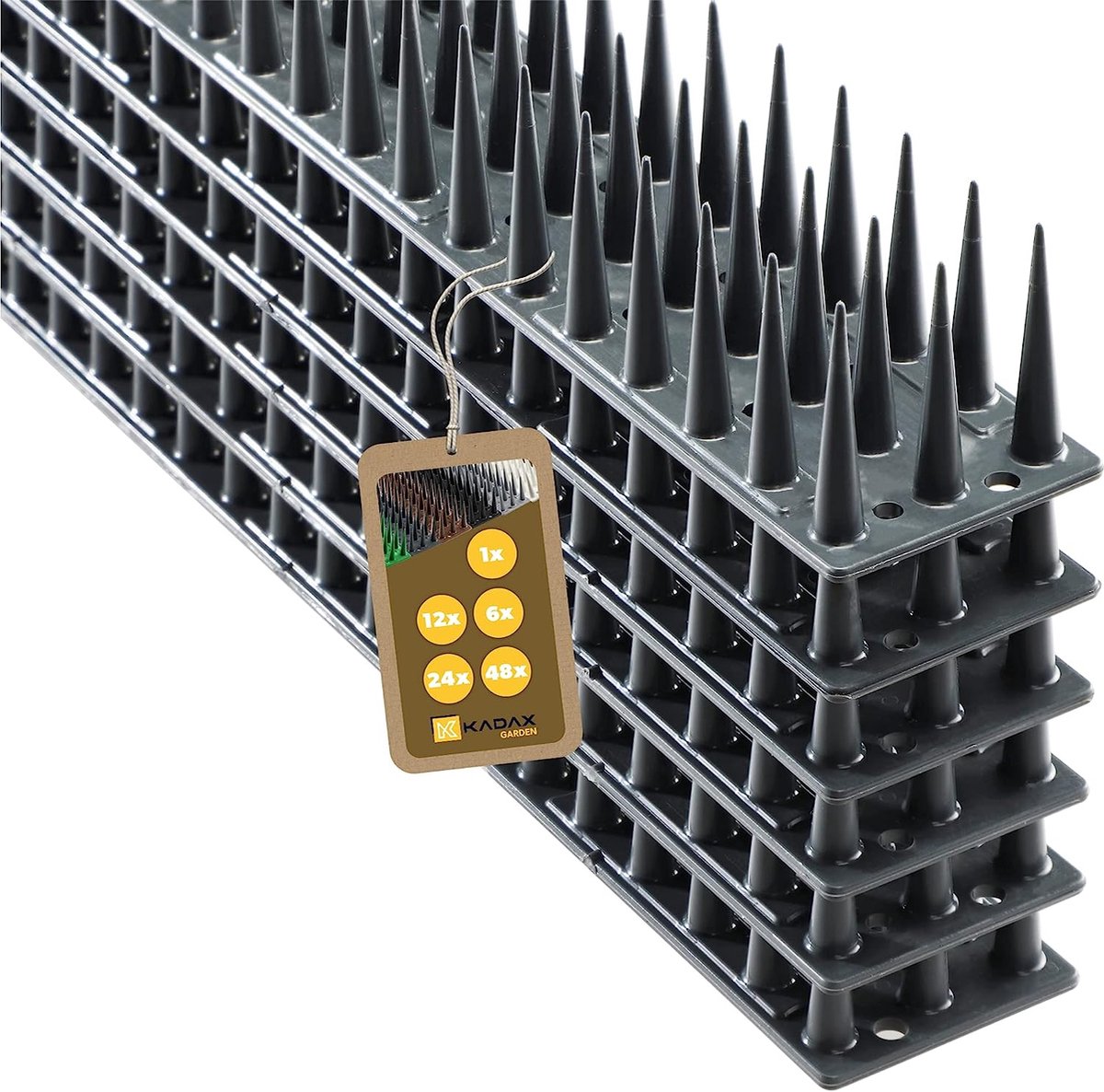 hoge stekels voor balkon - Duivenwerende spikes - omheiningen en dak / Duivenafweer - katten tegengaan \ dieren afweer - vogelafschrikmiddelen_51 x 4 x 3.5