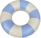 Zwemband - Opblaasband voor zwembad speelgoed - Blauw/Wit - Ø 90 cm