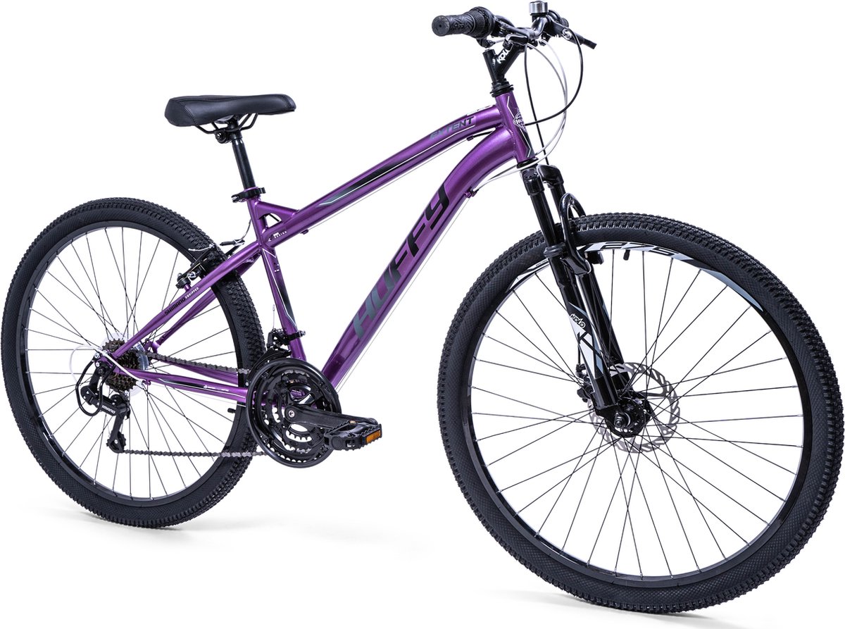 Huffy Extent 27.5 inch Dames Mountainbike - Paars - 18 Versnellingen Shimano - Huffy