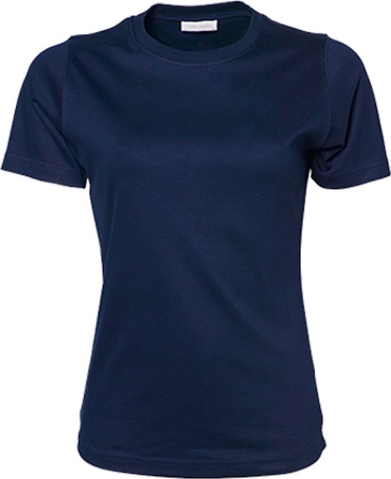 Women´s Interlock T-shirt met korte mouwen Navy - S
