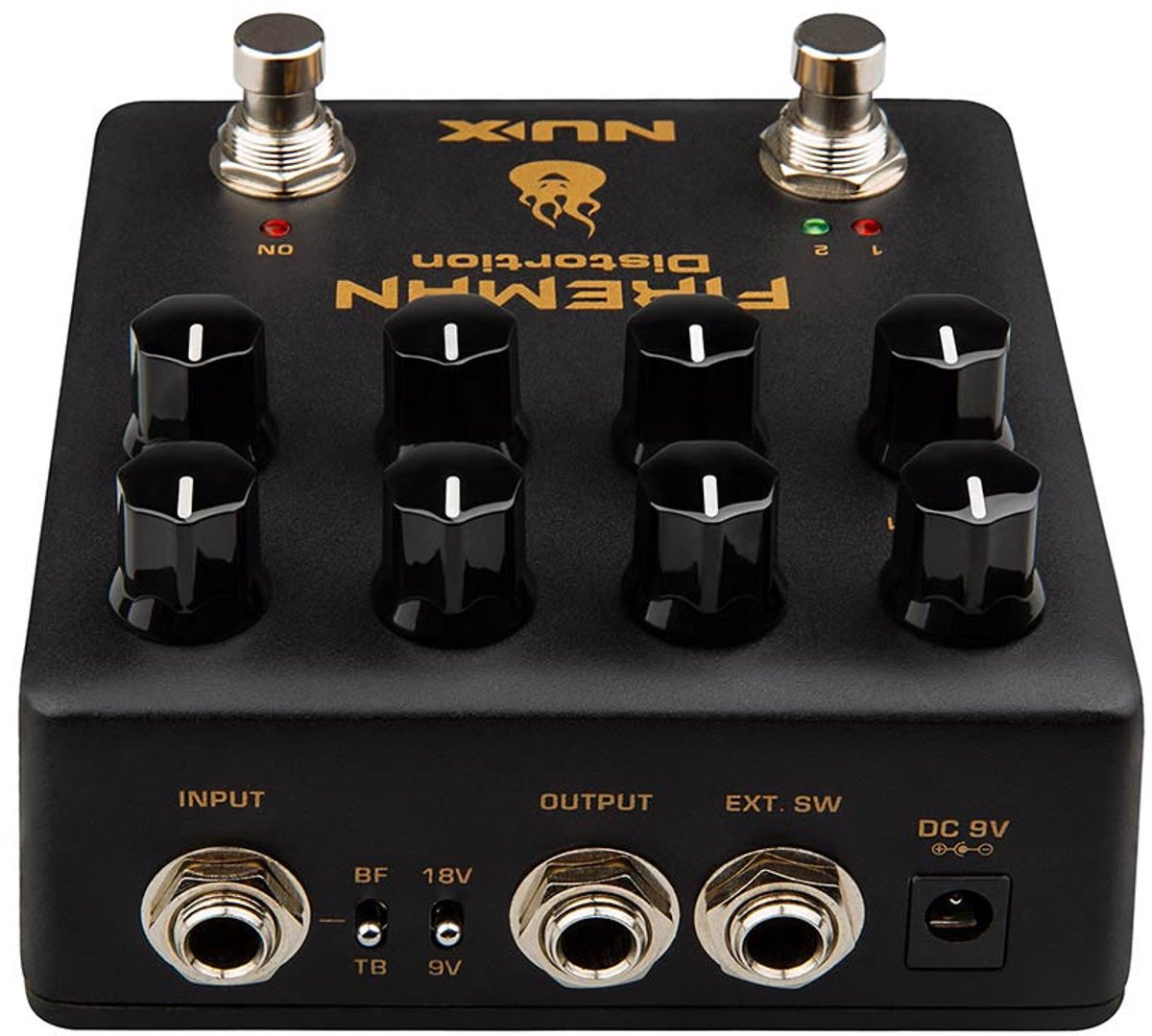 NUX NDS-5 analoge dubbele effect pedaal distortion FIREMAN
