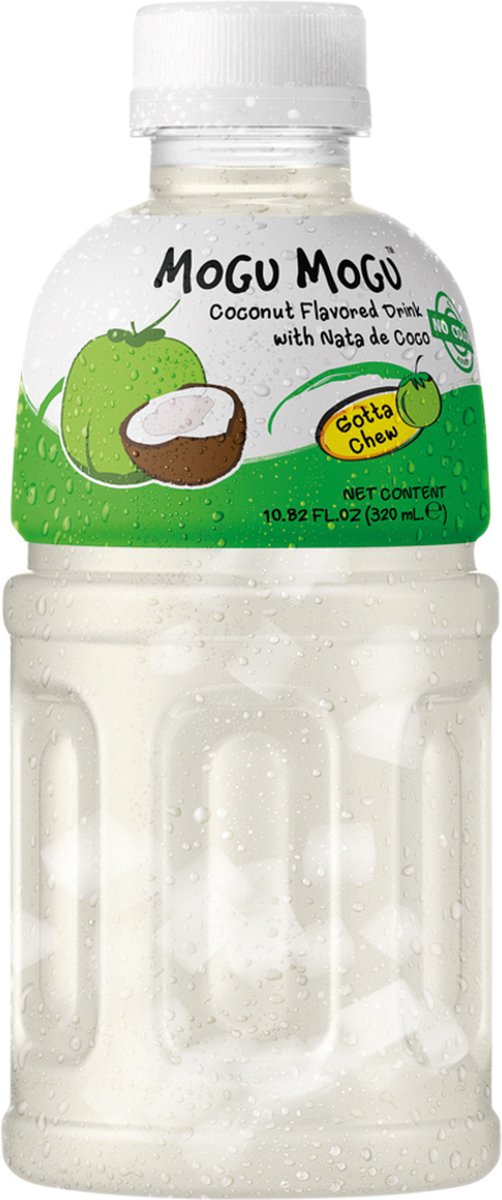 Mogu Mogu nata de coco Coconut (6 x 0,32 Liter PET-fles )