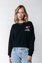 Colourful Rebel C star Cropped Dropped Sweat - XL