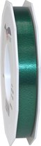 1x XL Hobby/decoratie donkergroene kunststof sierlinten 1,5 cm/15 mm x 91 meter- Luxe kwaliteit - Cadeaulint lint/ribbon