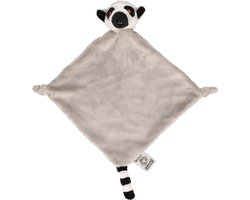 Nature Planet Pluche knuffeldoekje/tuttel - Ringstaart Maki aap - 40 x 40 cm - Baby knuffels - Kraamcadeau