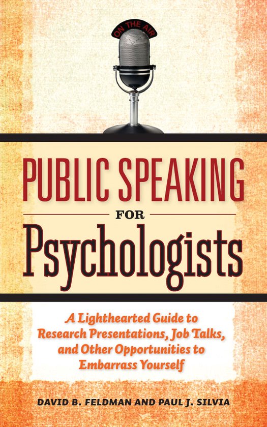Public Speaking for Psychologists - cover