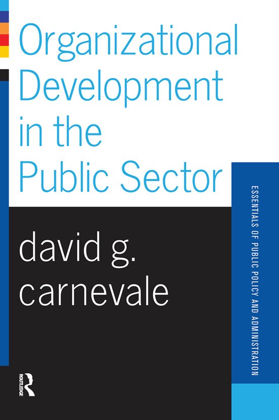 Organizational Development In The Public Sector - cover