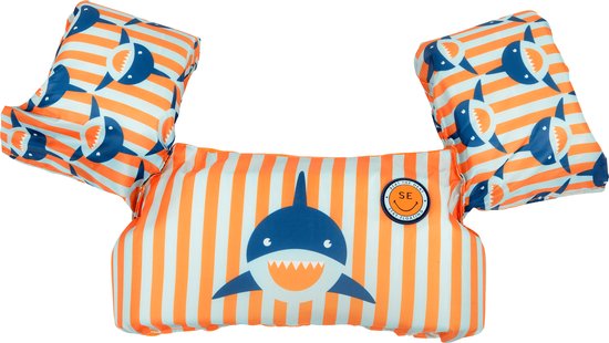 Swim Essentials - Puddle Jumper Zwemvest - Oranje/Blauw Haaien - 2-6 jaar -  15-30 kg | bol.com