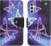 Book Case - Coque Samsung Galaxy A14 - Papillons
