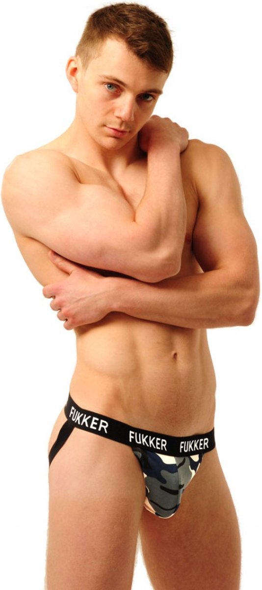 Jockstrap Fukker Camo maat Large