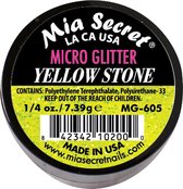 Micro Glitter Acrylpoeder Yellow Stone