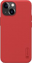 Telefoonhoesje geschikt voor iPhone 13 Mini - Super Frosted Shield Pro - Back Cover - Rood