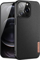 Dux Ducis - Hoesje geschikt voor iPhone 13 Pro - Fino Series - Back Cover - Zwart
