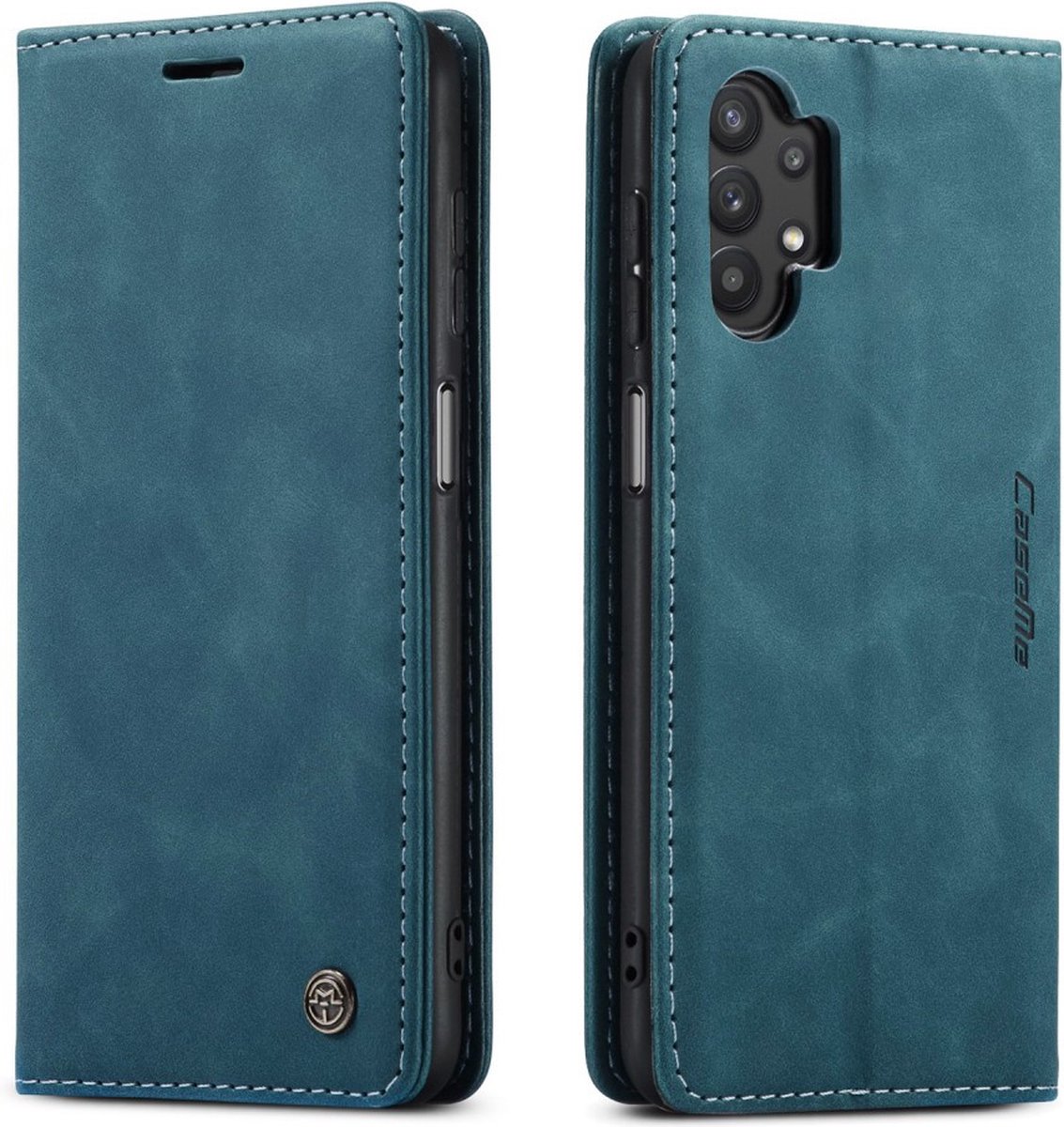 CaseMe Book Case - Geschikt voor Samsung Galaxy A32 5G Hoesje - Groen