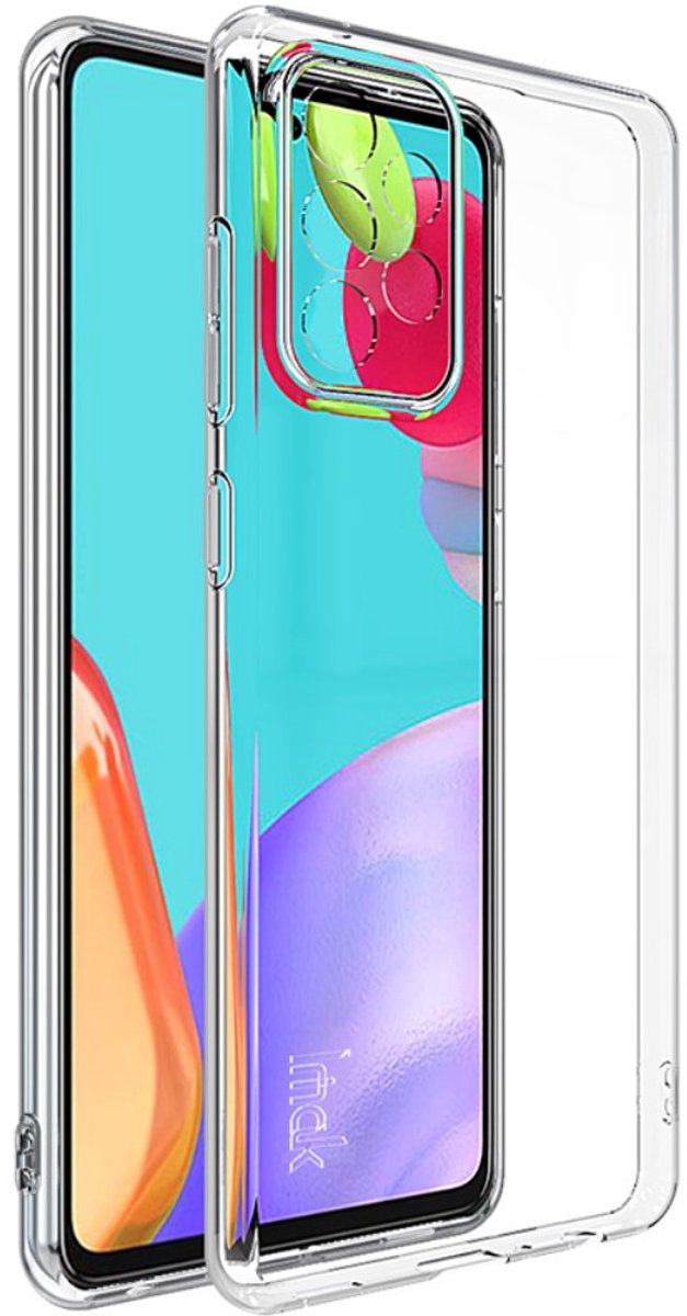 IMAK TPU Back Cover - Geschikt voor Samsung Galaxy A52 / A52s Hoesje - Transparant