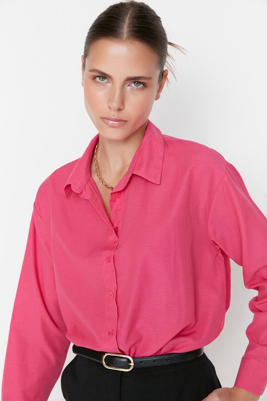 Trendyol Chemise Basis à manches standard pour femme
