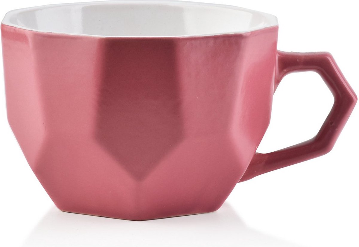 Affekdesign Set van 2 Mokken/bekers/tassen - XL 450ml - Roze