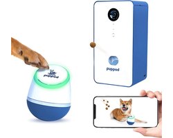 Puppod Rocker Training Snoepjes Camera Automaat - Hondenopvoeding - Wit Grijs