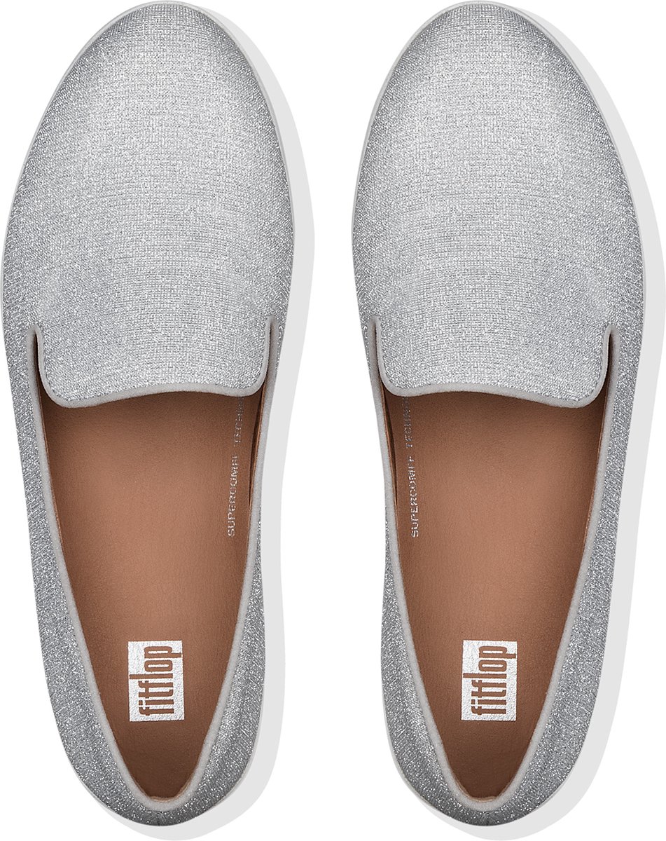 FitFlop Audrey Glitzy Loafer ZILVER Maat 36 bol