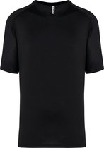 Tweekleurig padel T-shirt heren met korte mouwen 'Proact' Black - XL
