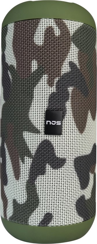 Bluetooth speaker NJS-224 draadloos 20W draagbaar met FM radio, AUX, USB, SD, spatwaterdicht, 20 uur batterij