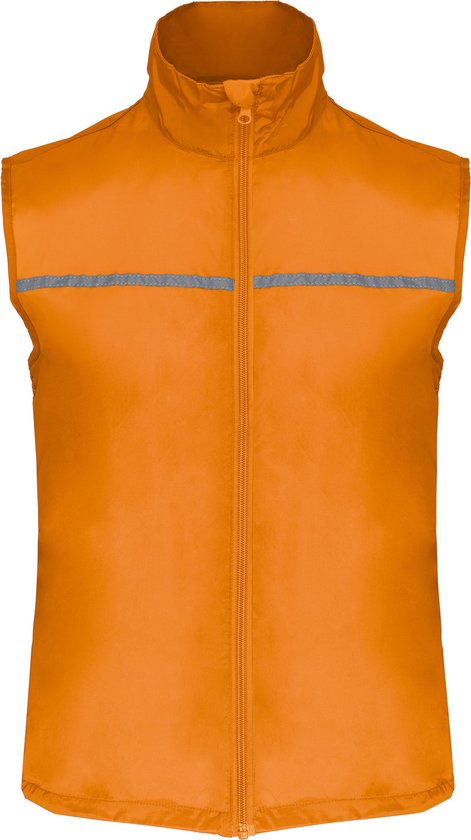 Hardloopgilet visibility vest met meshvoering 'Proact' Orange - S