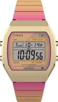 Timex T80 TW2V74400 Horloge - Siliconen - Roze - Ø 40 mm