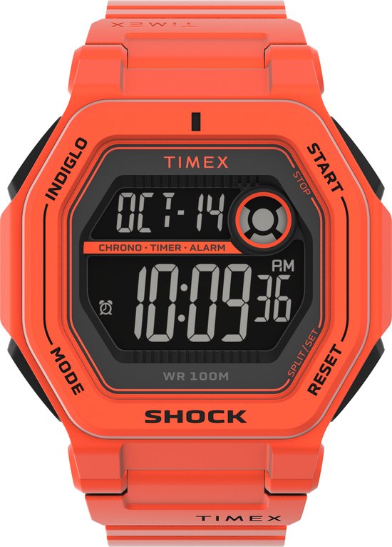 Timex Command Encounter TW2V60000 Horloge - Kunststof - Oranje - Ø 42.5 mm