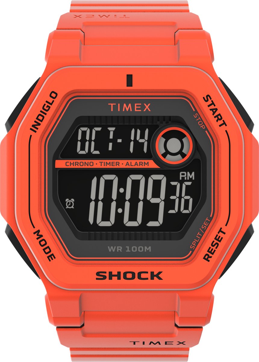 Timex Command Encounter TW2V60000 Horloge - Kunststof - Oranje - Ø 42.5 mm