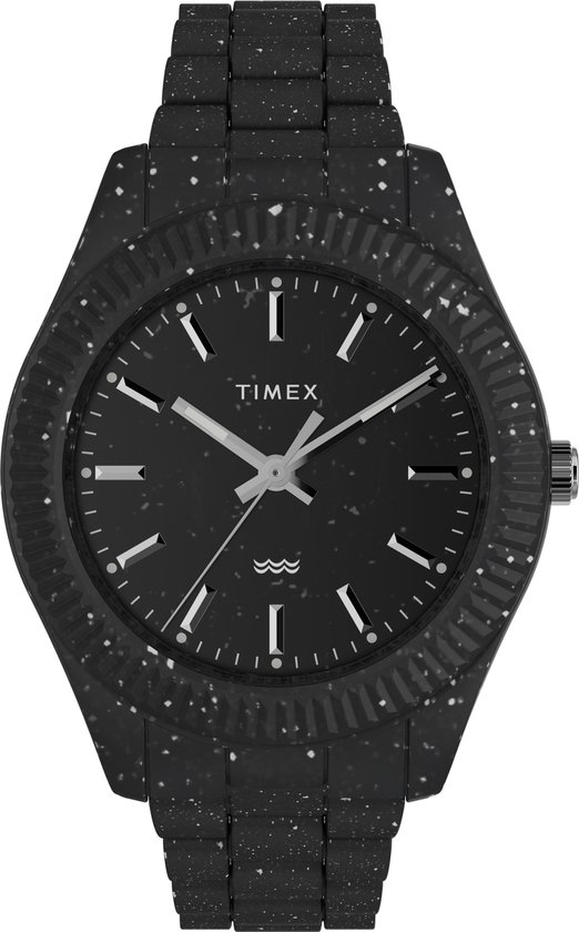 Timex Legacy Ocean TW2V77000 Horloge - Kunststof - Zwart - Ø 42 mm
