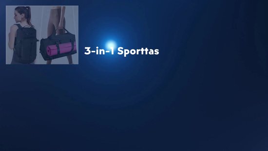 FANDARE 3-in-1 sporttas, reistas, rugzak, heren en dames