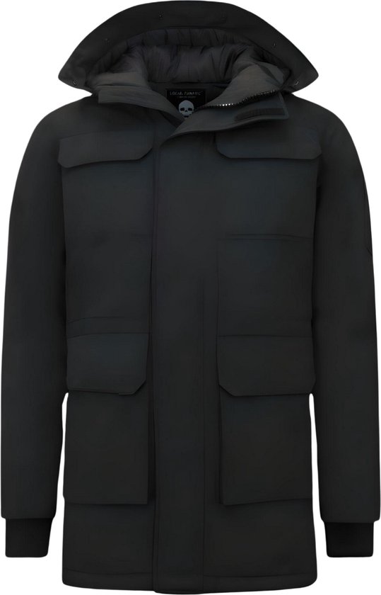 Winterjas Heren Parka - 7169 - Zwart