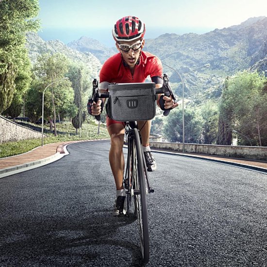 Sac avant de vélo - Sac de vélo étanche à l'avant avec poche en