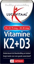 Lucovitaal Vitamine K2 + D3 60 capsules