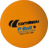 Cornilleau tafeltennisballen P-ball oranje 72 st.
