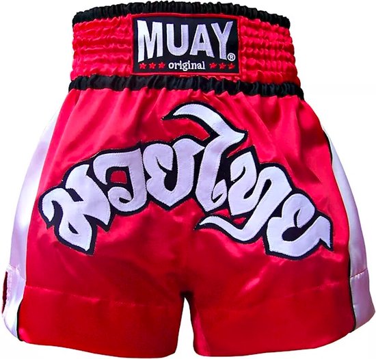 Muay Thai Short - rood/wit XS